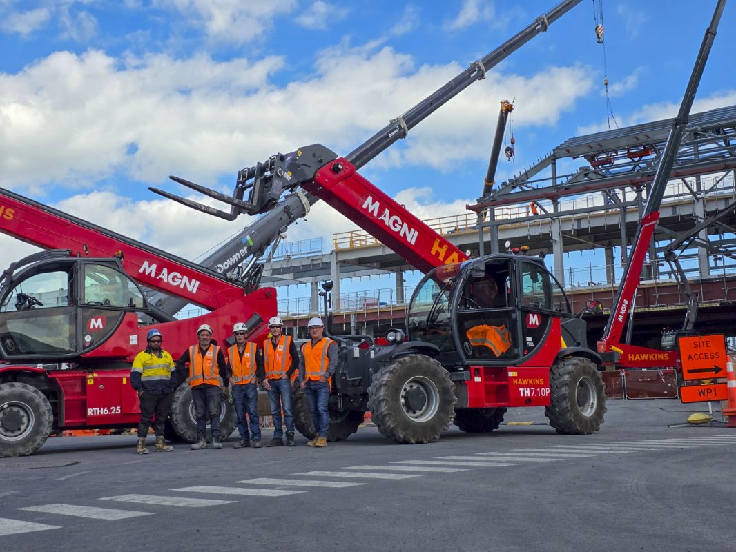 Magni Telehandlers at Auckland Airport