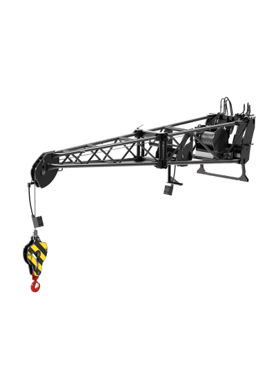 Lattice Boom with Winch, Single Pull 1.2T / Double Pull 3T
