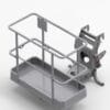 Magni Telehandler Small Personnel Basket Man Cage Platform